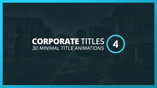 Corporate Titles 4 - Project for After Effects (Videohive)