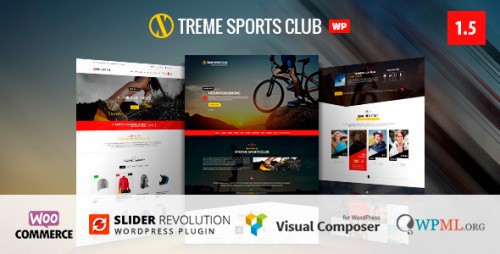 Nulled Xtreme Sports v1.5 - WordPress Club Theme picture