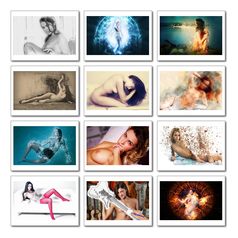 Art-Nude Wallpapers (Photoshop Actions), (  ) [Art-Nude] [30001875, 30001688, 150 ]