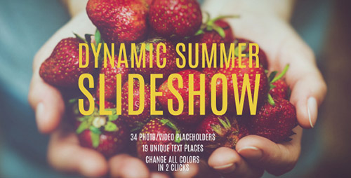 Dynamic Summer Slideshow - Project for After Effects (Videohive)