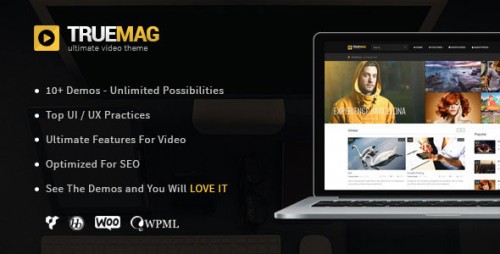[NULLED] True Mag v4.2.8.5 - WordPress Theme for Video and Magazine cover