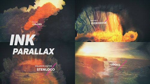 Ink Parallax Slideshow - Project for After Effects (Videohive)