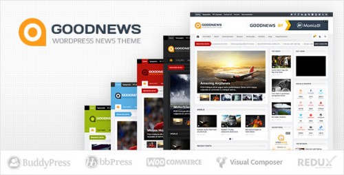 Nulled Goodnews v5.8.5.1 - Responsive WordPress News Magazine Product visual