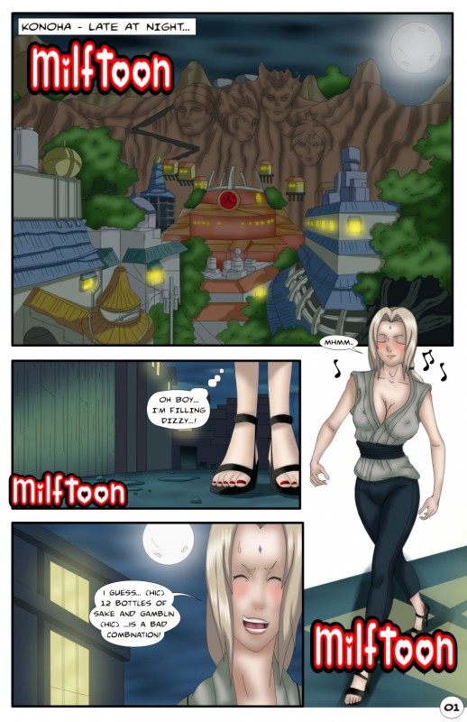 Milftoon – One Of The Nights Of Konoha COMIC