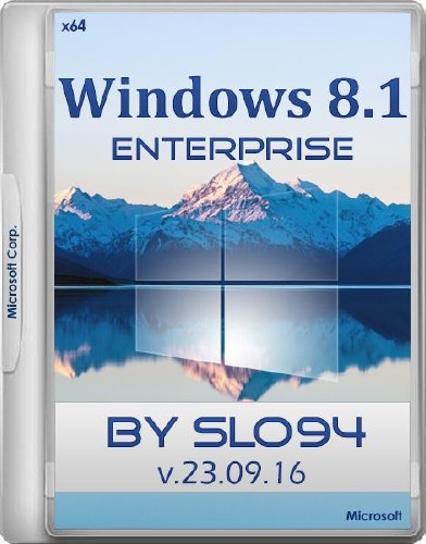 Windows 8.1 Enterprise by SLO94 v.23.09.16 (x64/RUS)