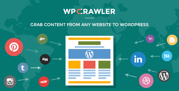Nulled CodeCanyon - WP Crawler v1.1.3 - Grab Any Website Content To WordPress