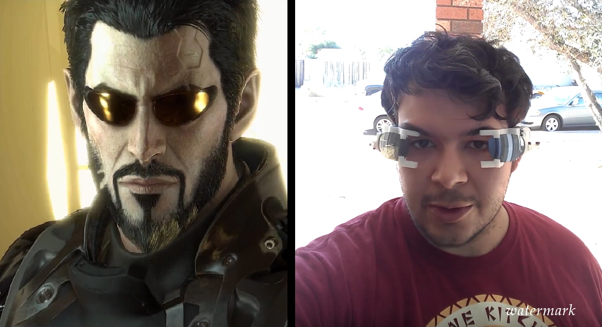 Энтузиаст смастерил себе очки из Deus Ex. Ну, почти