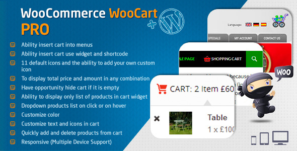 WooCommerce Cart - WooCart Pro v2.3.0 - Wordpress Plugin