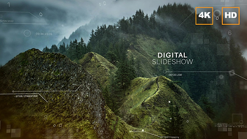 Digital Slideshow 4K - Project for After Effects (Videohive)