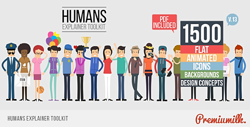 Humans Explainer Toolkit - Project for After Effects (Videohive)