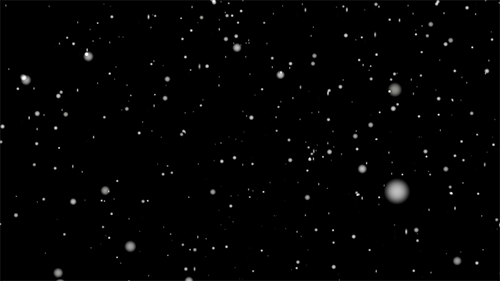 Snow on black background - 4