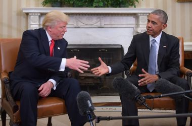 Обама остался доволен встречей с Трампом
