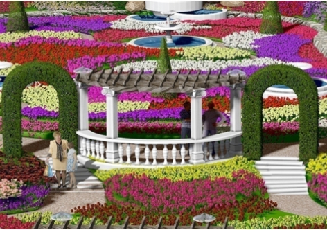 В Никитском ботаническом саду откроют террасный сад тюльпанов(ФОТО)