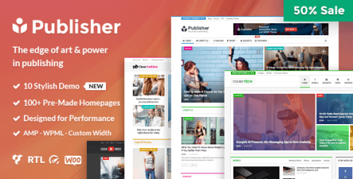 Nulled Publisher v1.6.1 - Magazine, Blog, Newspaper and Review image