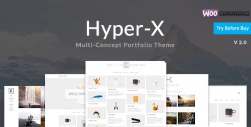 [NULLED] HyperX v3.9.2 - Portfolio for Freelancers & Agencies - WordPress product picture