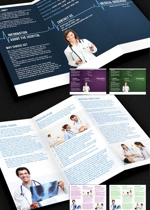 Medical Brochure Pack PSD V5 Template
