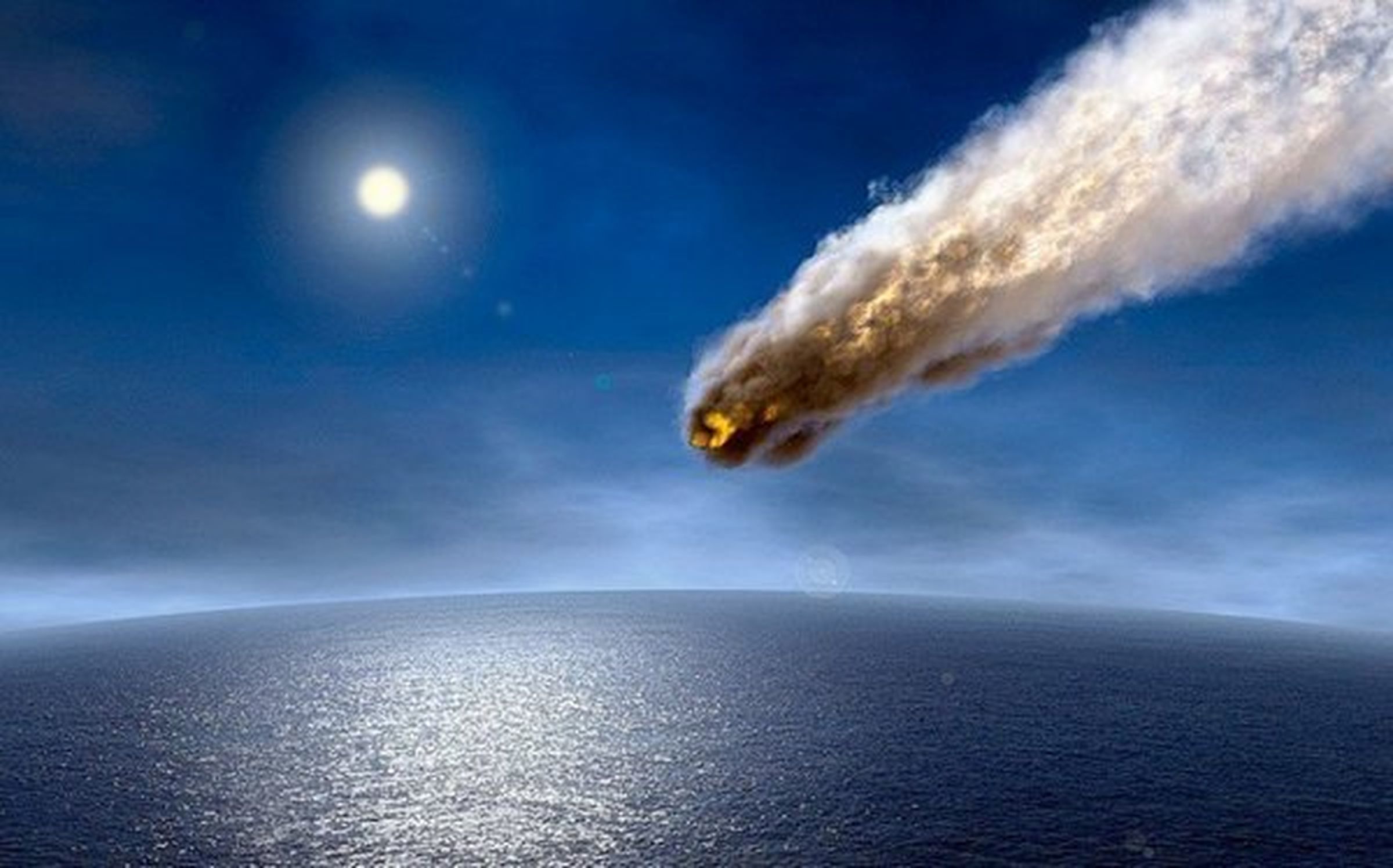 Что произойдет, если в океан упадет огромный астероид