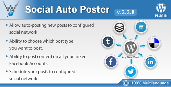 CodeCanyon - Social Auto Poster v2.2.8 - WordPress Plugin