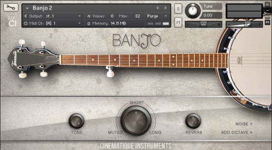 Cinematique Instruments Banjo 2 KONTAKT