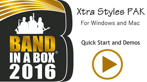PG MUSIC - Xtra Styles Pack vol.1 for Band in a Box 2016 WiN